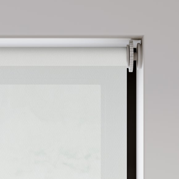 Witton Zebra Sheer Made to Measure Roller Blind Witton Zebra Sheer White