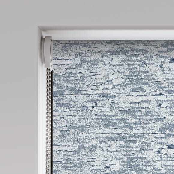 Norton Abstract Texture Blackout Made to Measure Roller Blind Norton Abstract Texture Navy