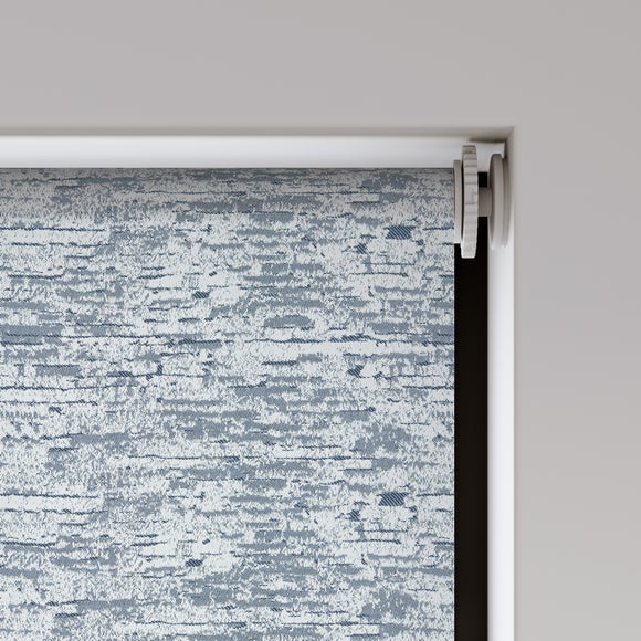 Norton Abstract Texture Blackout Made to Measure Roller Blind Norton Abstract Texture Navy
