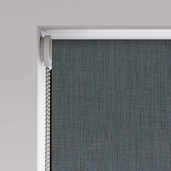 Brighton Blackout Made to Measure Roller Blind Brighton Charcoal