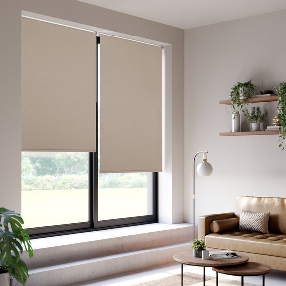 Brighton Blackout Made to Measure Roller Blind Brighton Natural