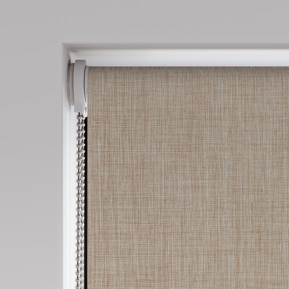 Brighton Blackout Made to Measure Roller Blind Brighton Natural