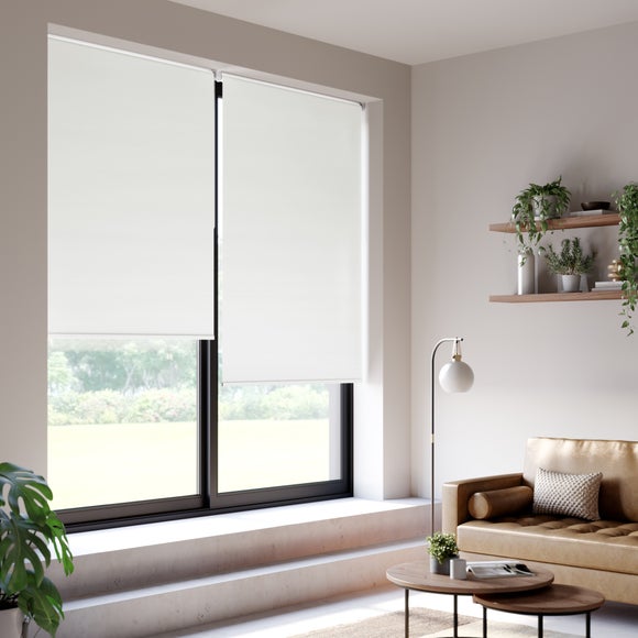 ColourLux Blackout Made to Measure Roller Blind ColourLux Ivory