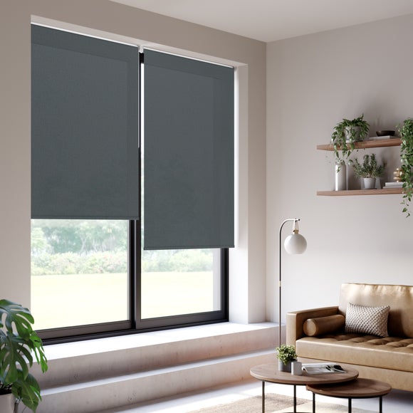 Brighton Daylight Made to Measure Roller Blind Brighton Charcoal