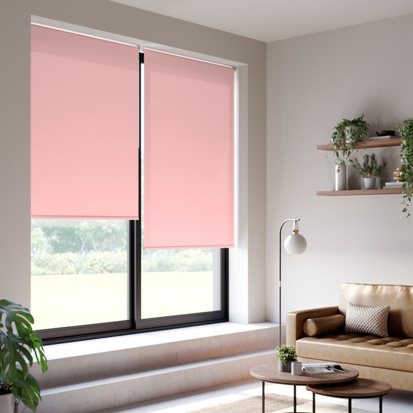 ColourLux Daylight Made to Measure Roller Blind ColourLux Pink