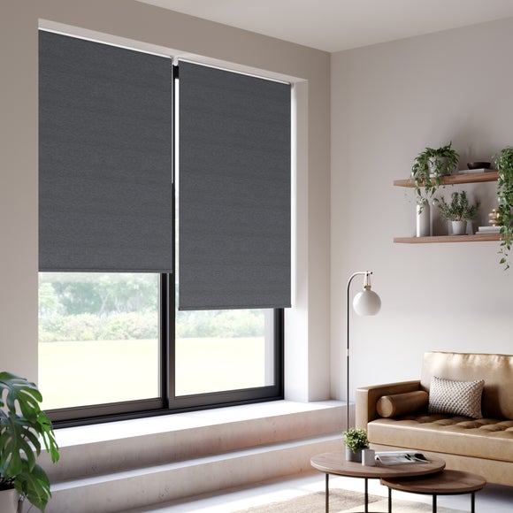 Gloucester Blackout Made to Measure Roller Blind Gloucester Black