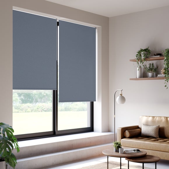 Brighton Blackout Made to Measure Roller Blind Brighton Navy