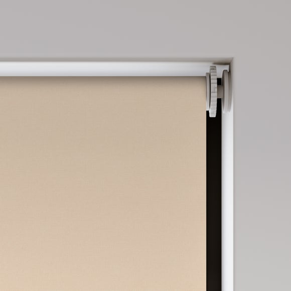 ColourLux Blackout Made to Measure Roller Blind ColourLux Sand