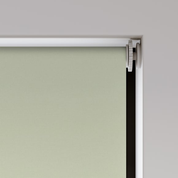 ColourLux Blackout Made to Measure Roller Blind ColourLux Sage