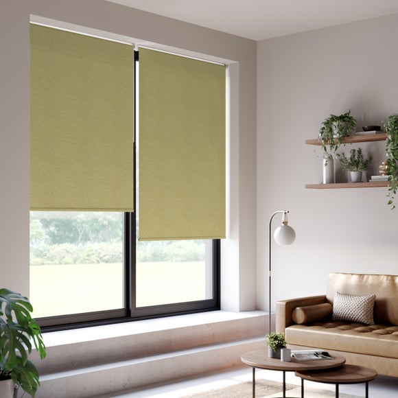 Henley Blackout Made to Measure Roller Blind Henley Green