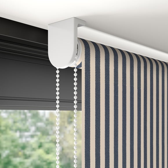 Linford Stripe Fire Retardant Blackout Made to Measure Roller Blind