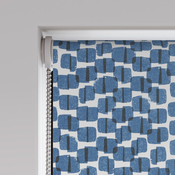 Eades All Over Print Daylight Made to Measure Roller Blind Eades All Over Print Navy