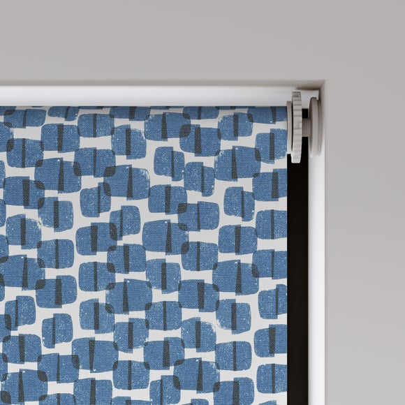Eades All Over Print Daylight Made to Measure Roller Blind Eades All Over Print Navy