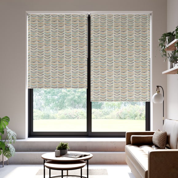Lawrie Geometric Print Daylight Made to Measure Roller Blind