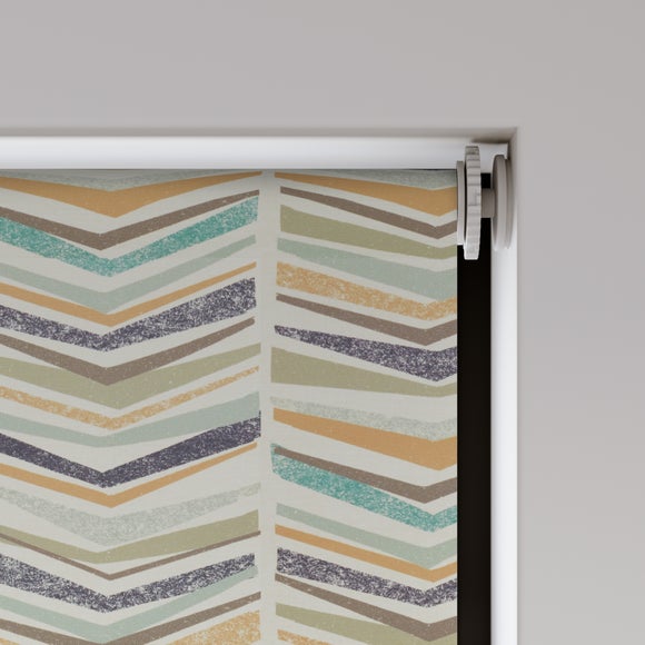 Lawrie Geometric Print Daylight Made to Measure Roller Blind Lawrie Geometric Print Rust
