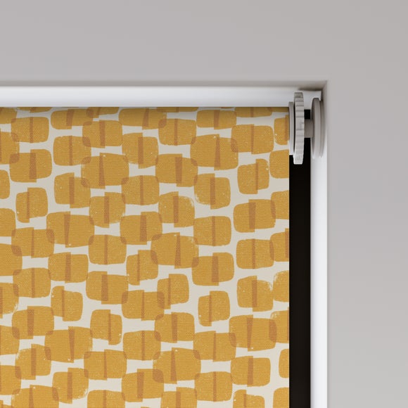 Eades All Over Print Daylight Made to Measure Roller Blind Eades All Over Print Ochre
