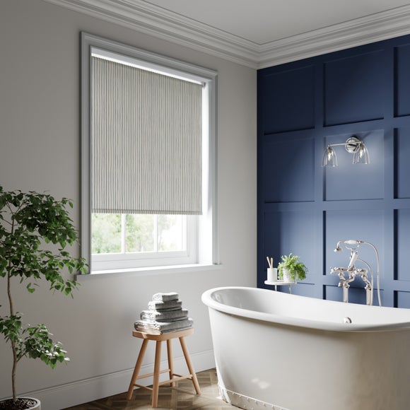 Whitsand Stripe Fire Retardant Blackout Made to Measure Roller Blind Whitsand Stripe