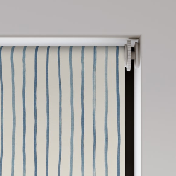 Whitsand Stripe Fire Retardant Blackout Made to Measure Roller Blind Whitsand Stripe