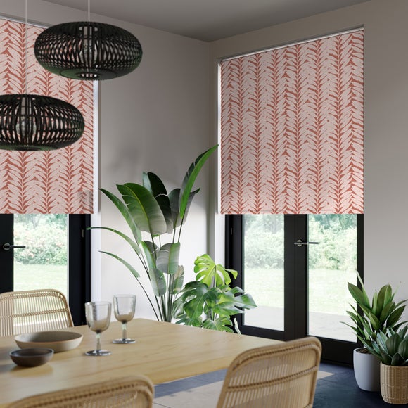 Acacia Blackout Made to Measure Roller Blind Acacia Terracotta