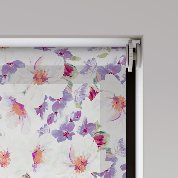 Monet Flower Made to Measure Roller Blind Monet Flower Purple