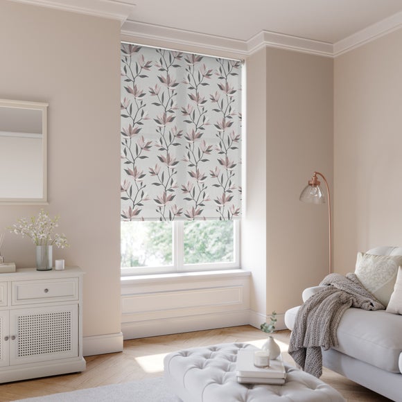 Lily Fire Retardant Daylight Made to Measure Roller Blind Lily Spring Blossom