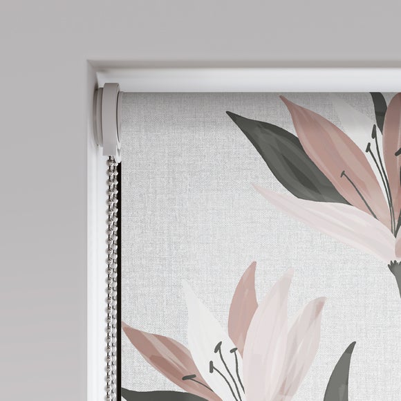 Lily Fire Retardant Daylight Made to Measure Roller Blind Lily Spring Blossom