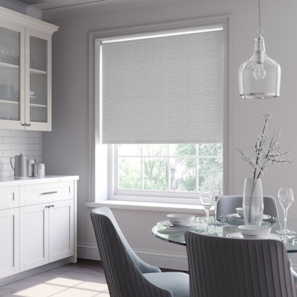 Delphi Made to Measure Blackout Roller Blind Delphi Silver