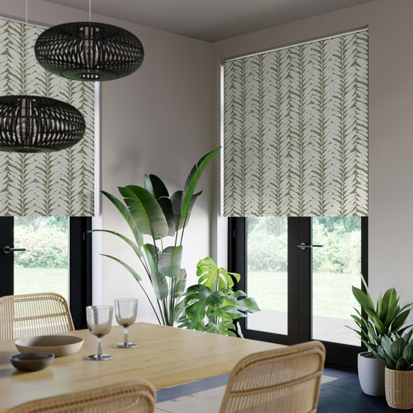 Acacia Blackout Made to Measure Roller Blind Acacia Olive