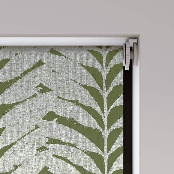 Acacia Blackout Made to Measure Roller Blind Acacia Olive