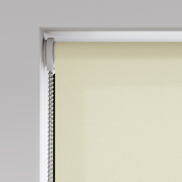 Flora Fire Retardant Daylight Made to Measure Roller Blind Flora Ivory