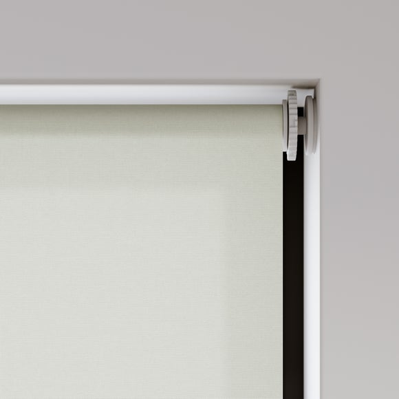 Flora Fire Retardant Daylight Made to Measure Roller Blind Flora Dove Grey