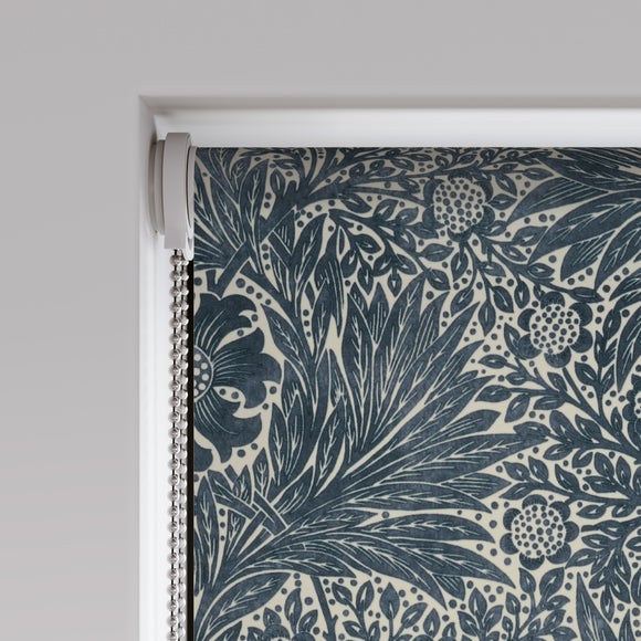 William Morris at Home Marigold Daylight Made to Measure Roller Blind Marigold Navy