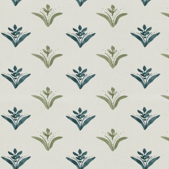 Emily Bond Molly Daylight Made to Measure Roller Blind Indigo