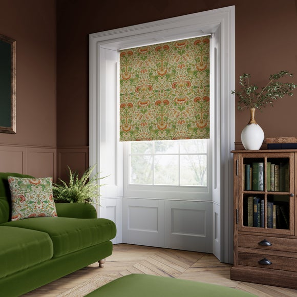 William Morris at Home Lodden Daylight Made to Measure Roller Blind Lodden Strawberry