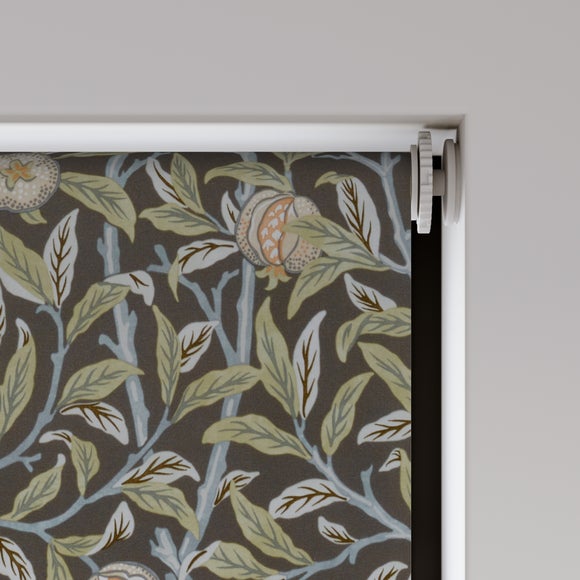 William Morris at Home Bird and Pomegranate Blackout Made to Measure Roller Blind Bird and Pomegranate Espresso