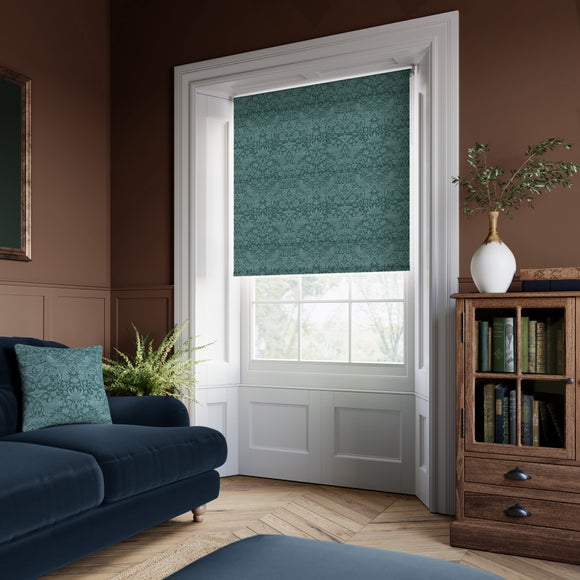 William Morris Strawberry Thief Tonal Daylight Made to Measure Roller Blind Strawberry Thief Tonal Riviera