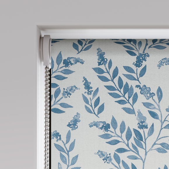 Emily Bond Delia Daylight Made to Measure Roller Blind Indigo