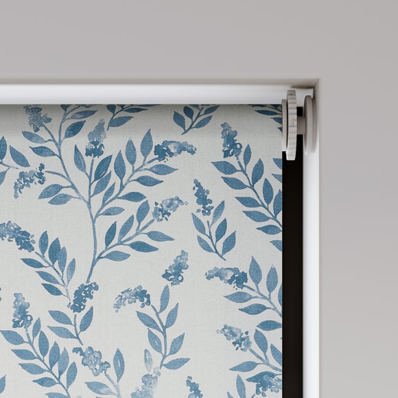 Emily Bond Delia Daylight Made to Measure Roller Blind Indigo
