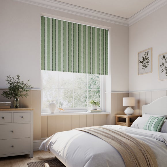 Emily Bond Gabriel Blackout Made to Measure Roller Blind Seafoam