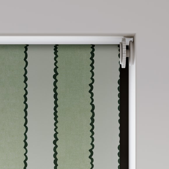 Emily Bond Gabriel Blackout Made to Measure Roller Blind Seafoam