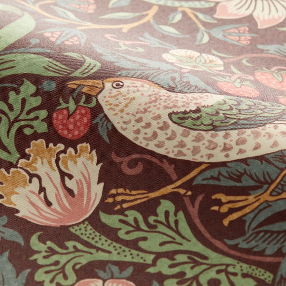 William Morris at Home Strawberry Thief Daylight Made to Measure Roller Blind Strawberry Thief Merlot