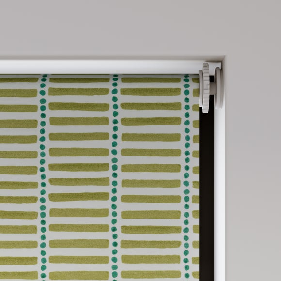 Emily Bond Fergus Blackout Made to Measure Roller Blind Olive