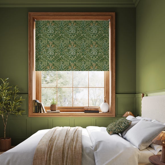 William Morris Woodland Weeds Blackout Made to Measure Roller Blind