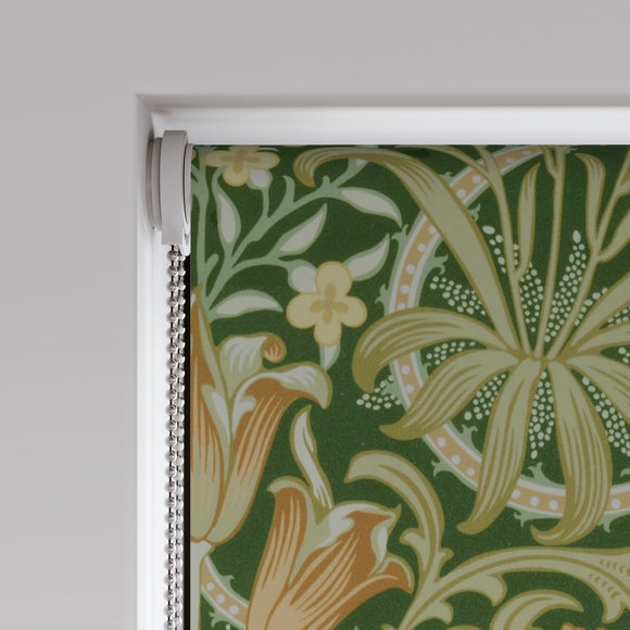 William Morris Woodland Weeds Blackout Made to Measure Roller Blind Woodland Weeds Velvet Fennel