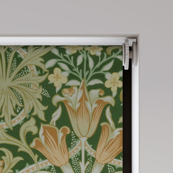 William Morris Woodland Weeds Blackout Made to Measure Roller Blind Woodland Weeds Velvet Fennel