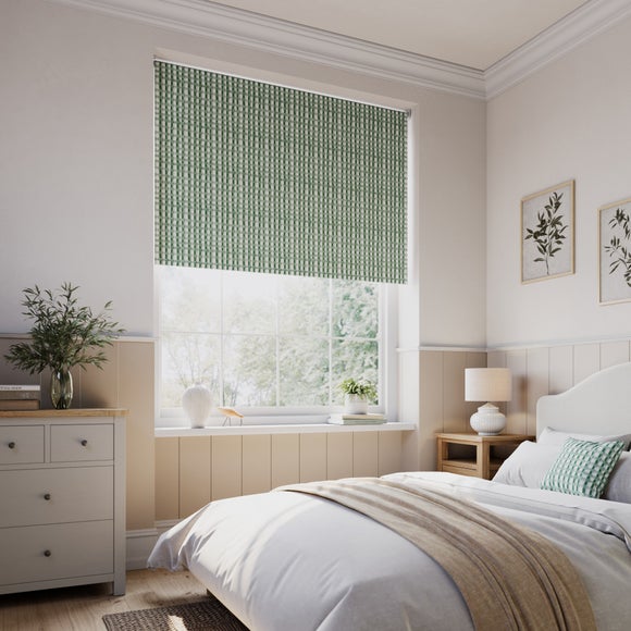Emily Bond Arthur Blackout Made to Measure Roller Blind Seafoam