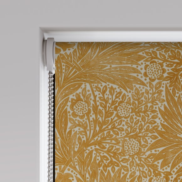 William Morris at Home Marigold Blackout Made to Measure Roller Blind Marigold Ochre