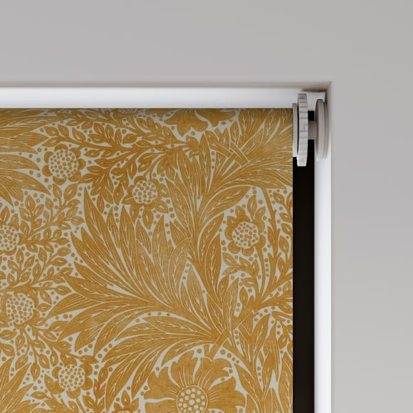 William Morris at Home Marigold Blackout Made to Measure Roller Blind Marigold Ochre