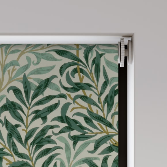 William Morris Willow Bough Blackout Made to Measure Roller Blind Willow Bough Teal