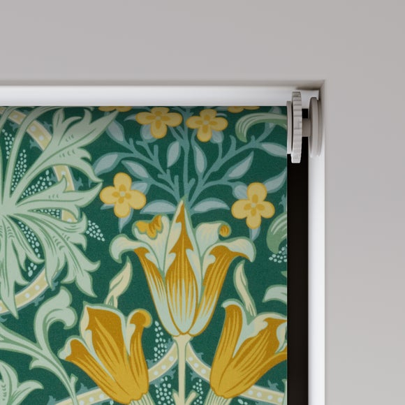 William Morris Woodland Weeds Daylight Made to Measure Roller Blind Woodland Weeds Evergreen